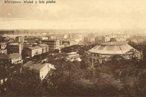 Rotunda na Dynasach. Pocztówka z początku XX wieku.